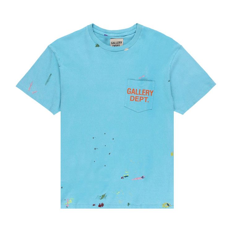 Gallery Dept. Vintage Logo Painted Tee 'Turquoise'
