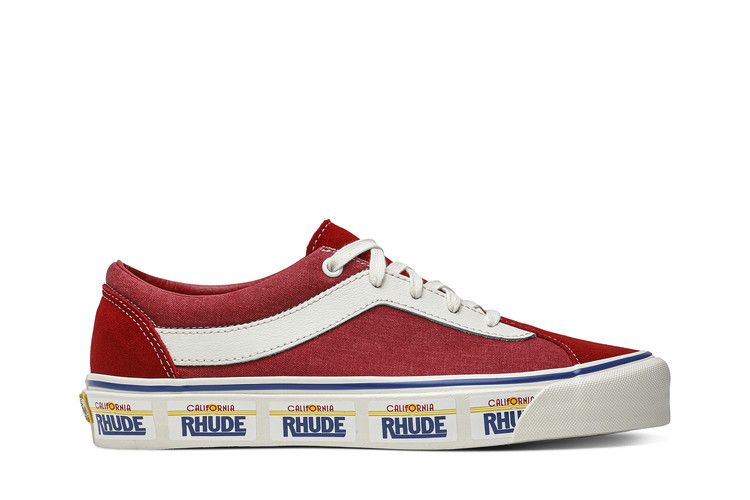 Rhude x Vans Bold Ni 'California Plate - Red'