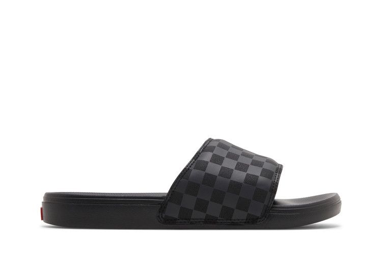 Vans La Costa Slide-On 'Triple Black Checkerboard'