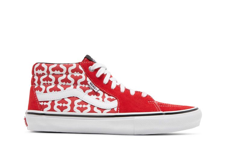 Supreme x Vans Grosso Mid 'Monogram S - Red'