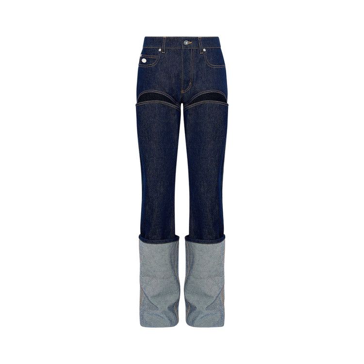 Jean Paul Gaultier Denim Pants With Cuts On Front 'Indigo'