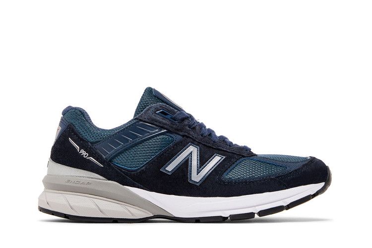 New Balance Wmns 990v5 Made in USA 'Navy Silver'