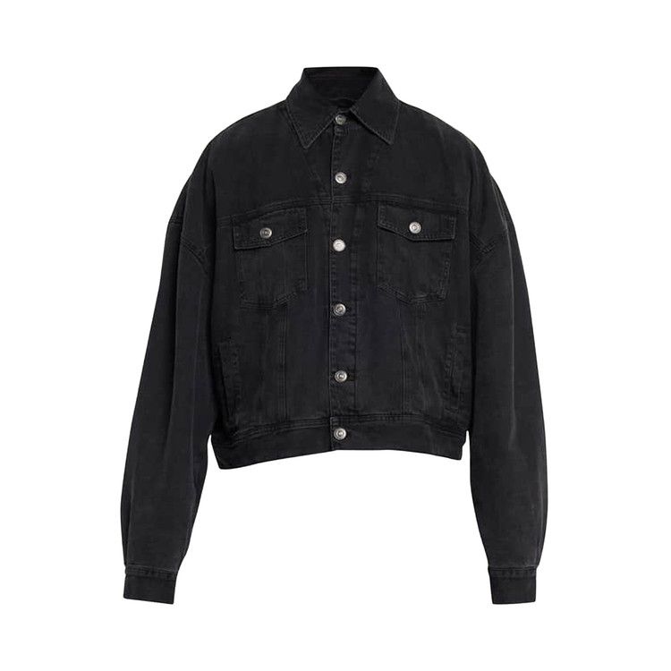 Willy Chavarria Chachi Denim Trucker Jacket 'Black'
