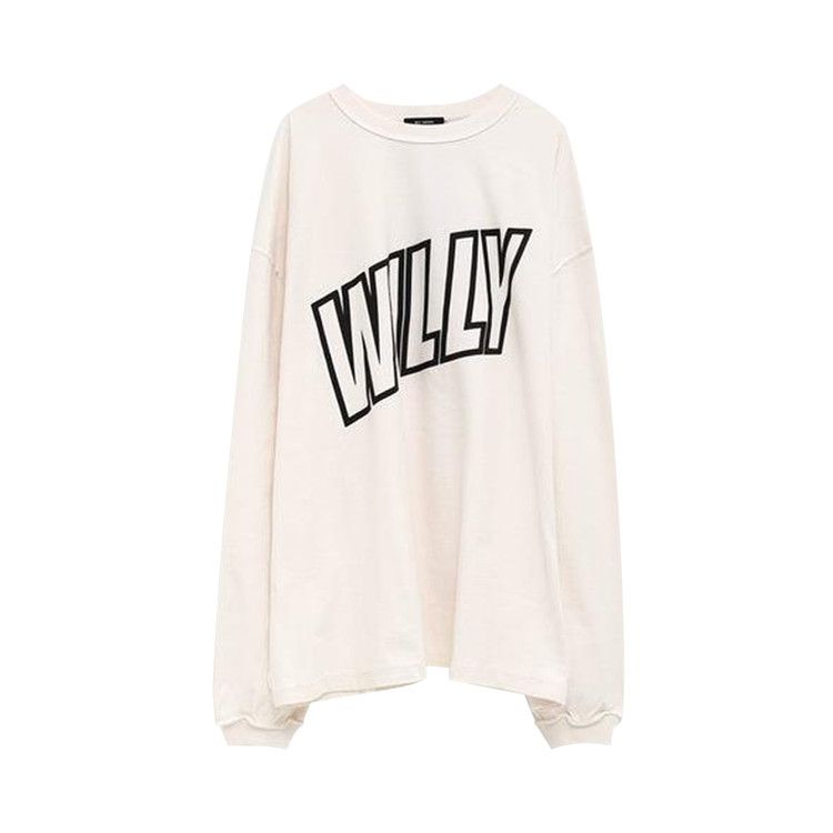 Willy Chavarria Inside Out Willy Long-Sleeve Buffalo Tee 'White'