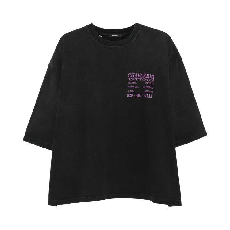 Willy Chavarria Tattoo Buffalo Tee 'Black'