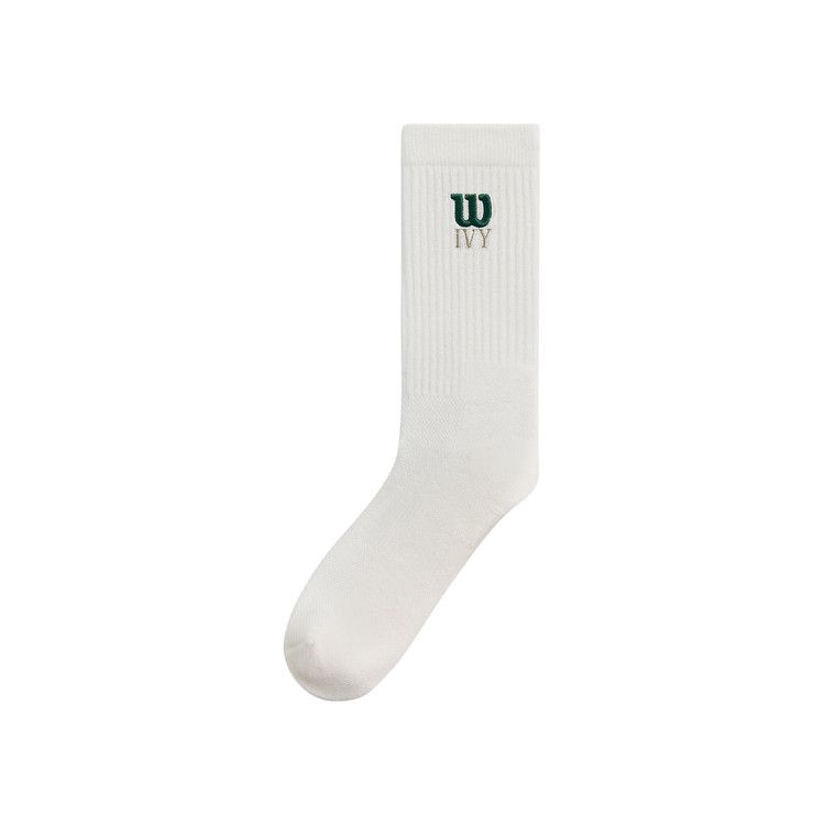 Kith Ivy For Wilson Performance Crew Socks 'White'