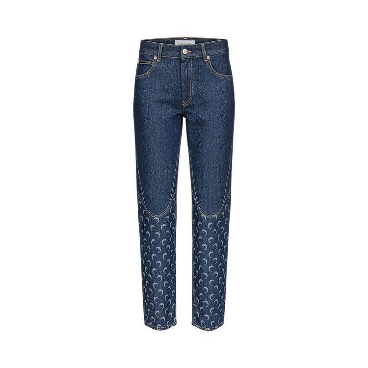 Marine Serre Midnight Blue Denim Jeans 'Midnight Blue'