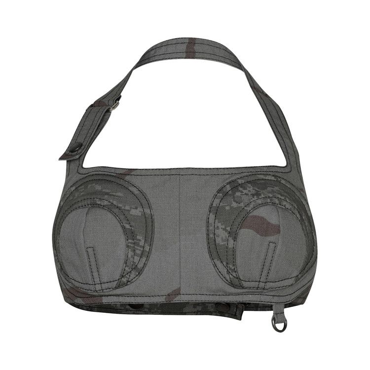 Marine Serre Regenerated Camo Bandeau Top 'Dark Grey'