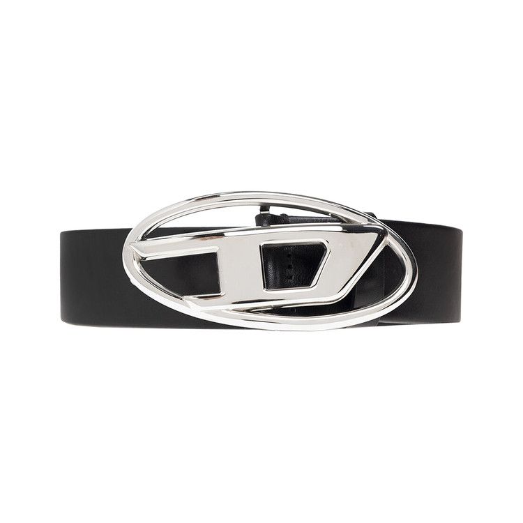 Diesel Leather Buckle Belt 'Black'