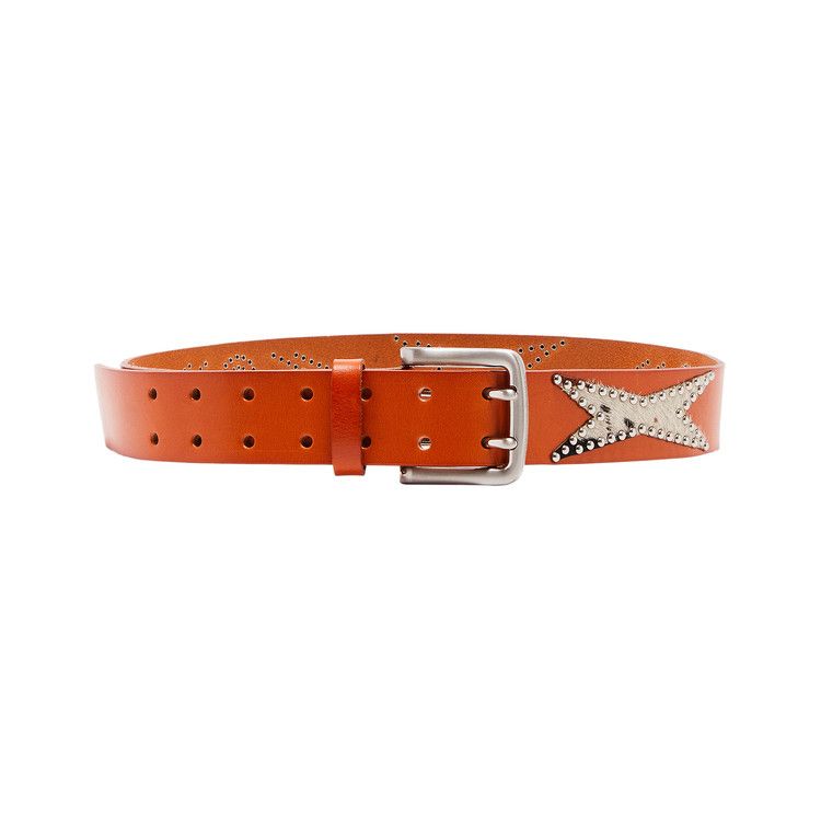 XHIBITION Studded Highland Belt 'Saddle Brown/Highland'