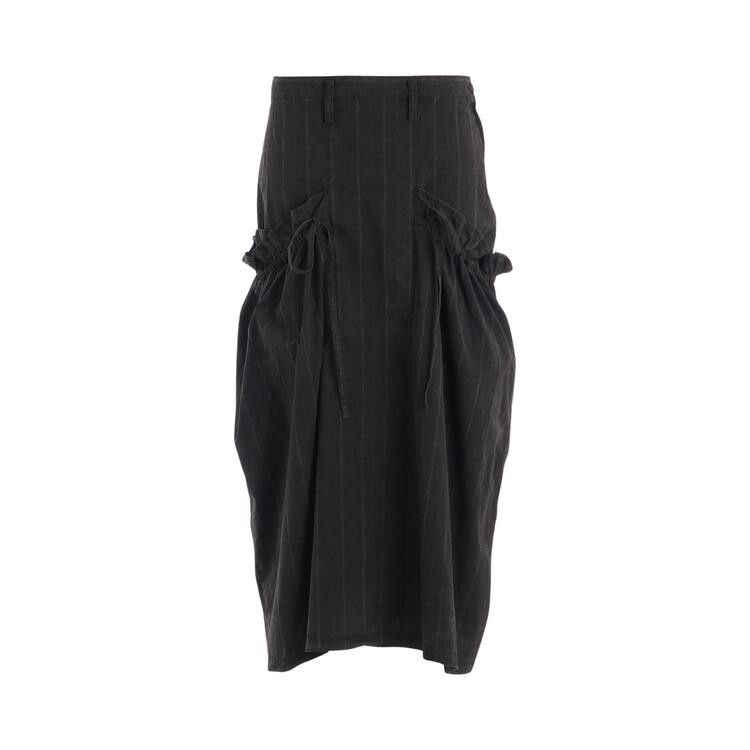 Y's On-Gather Cloth Skirt 'Grey'