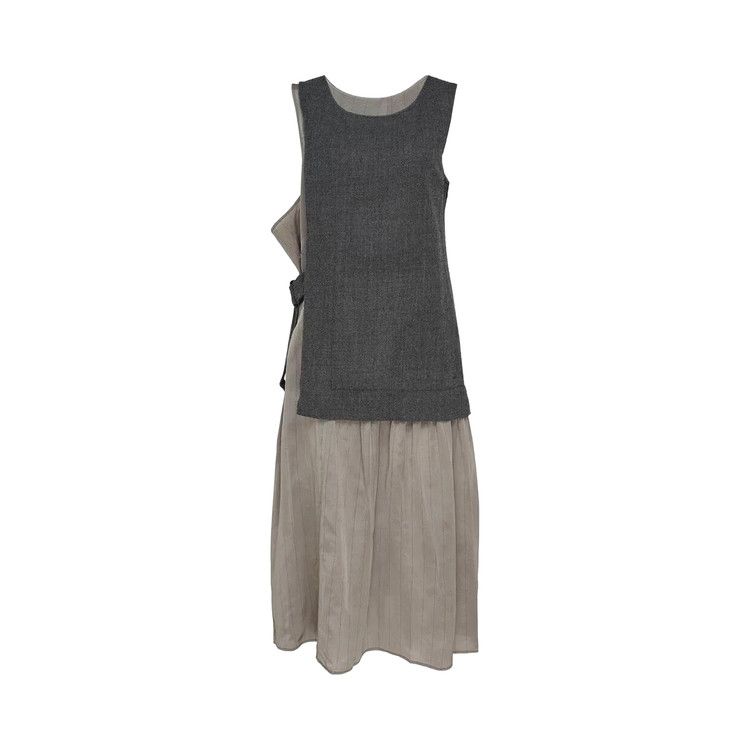 Y's Ko-Combination Sleeveless Dress 'Black'