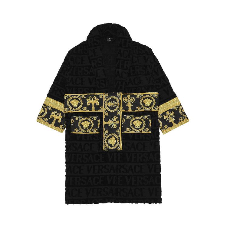 Versace I Heart Baroque Bath Robe 'Black'