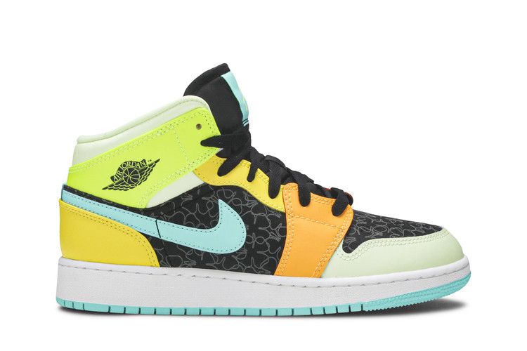 Air Jordan 1 Mid SE GS 'Clover'