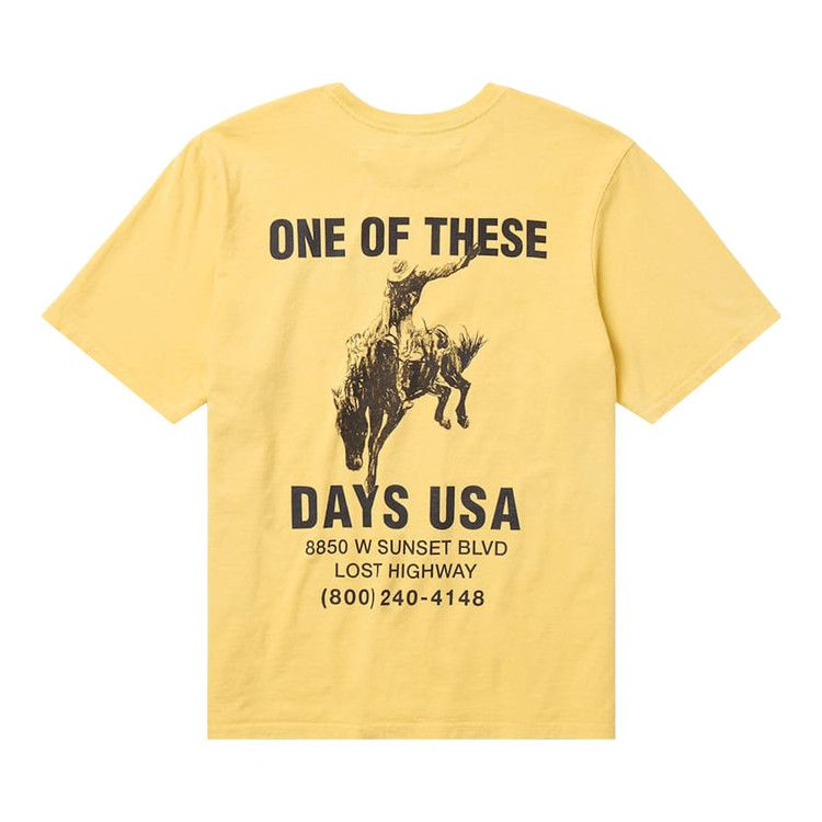 One Of These Days Break On Through T-Shirt 'Summer Yellow'
