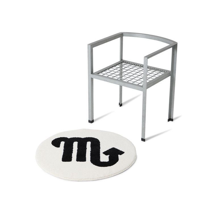 GOAT x Gallery 1950 Horoscope Scorpio Rug White/Black