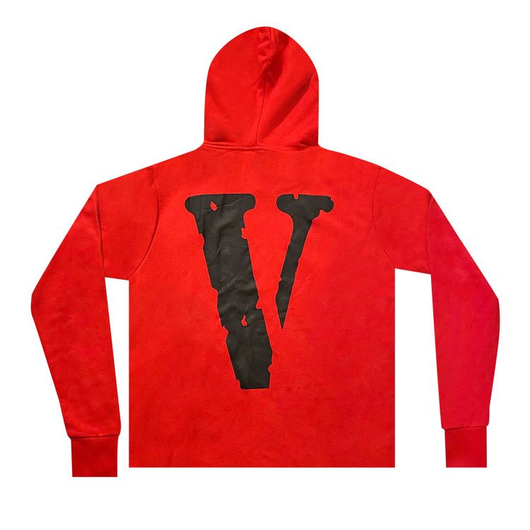 Vlone Friends Hoodie 'Red/Black'