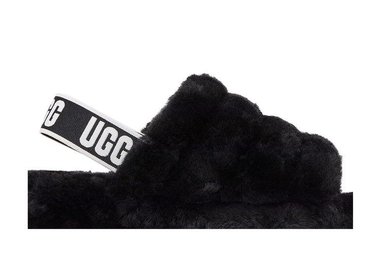 UGG Wmns Fluff Yeah Slide 'Black'