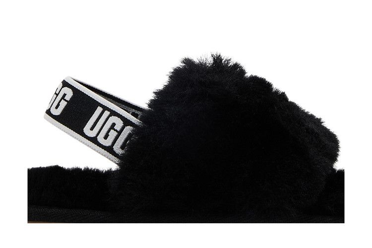 UGG Fluff Yeah Slide Toddler 'Black'