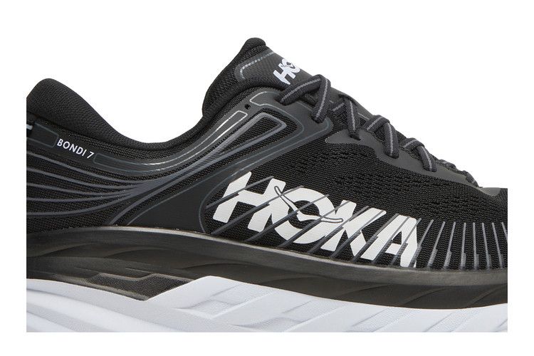 HOKA Bondi 7 'Black White'