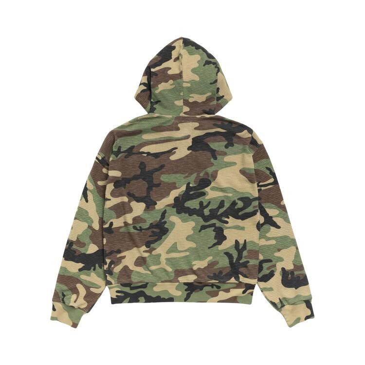 Stussy Lightweight Thermal Hoodie 'Camo'