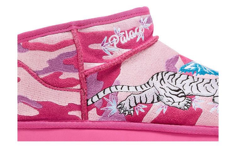 Palace x UGG Classic Ultra Mini Boot 'Pink Camo'