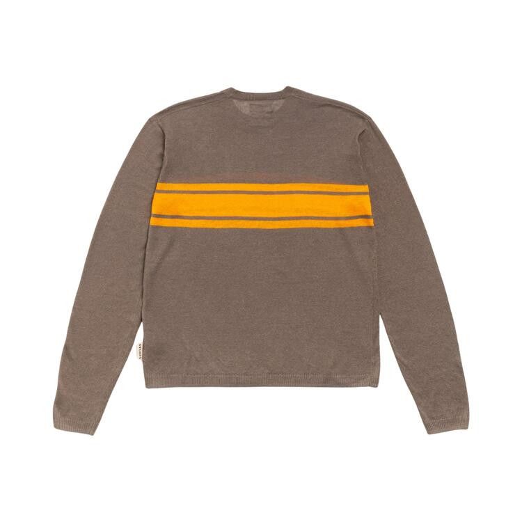 Stussy Lightweight Striped Sweater 'Brown'