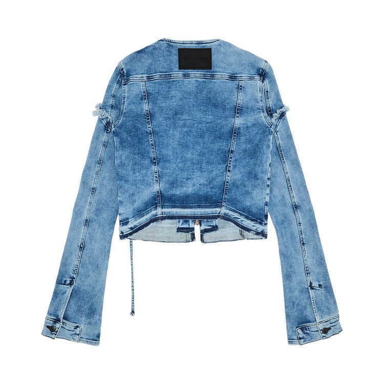Ottolinger Drape Collar Denim Jacket 'Blue Wash'