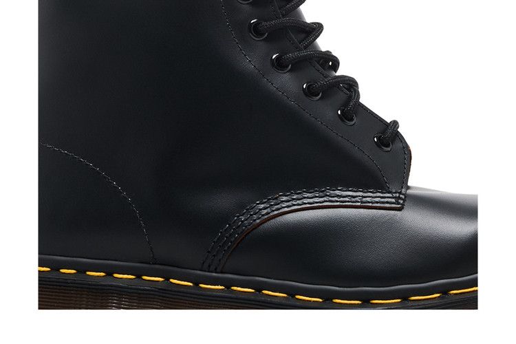 Dr. Martens 1460 Vintage Made In England Lace Up Boot 'Black Quilon'