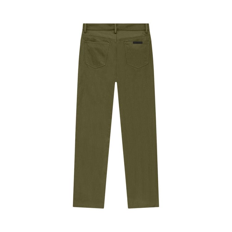 Fear of God Essentials Textured Nylon 5-Pocket Pant 'Military'