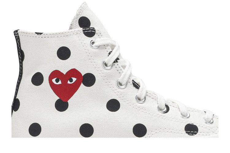 Comme des Garçons x Converse Chuck Taylor All Star 70 Hi 'White Polka Dot'