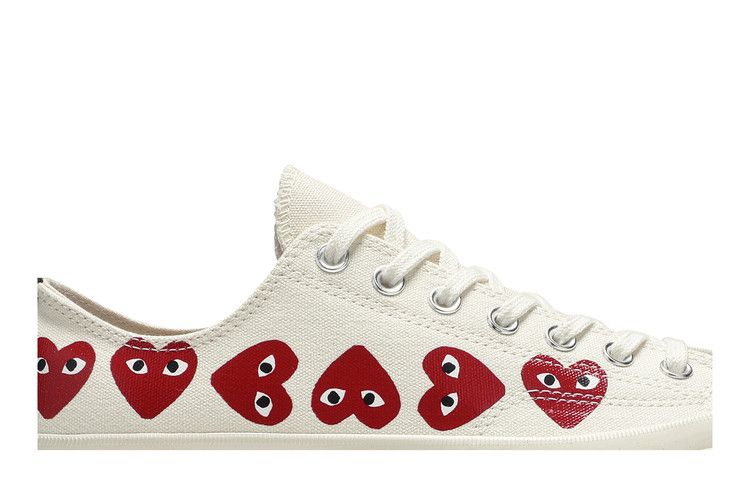 Comme des Garçons Play x Converse Chuck 70 Low Top 'Multi Heart'