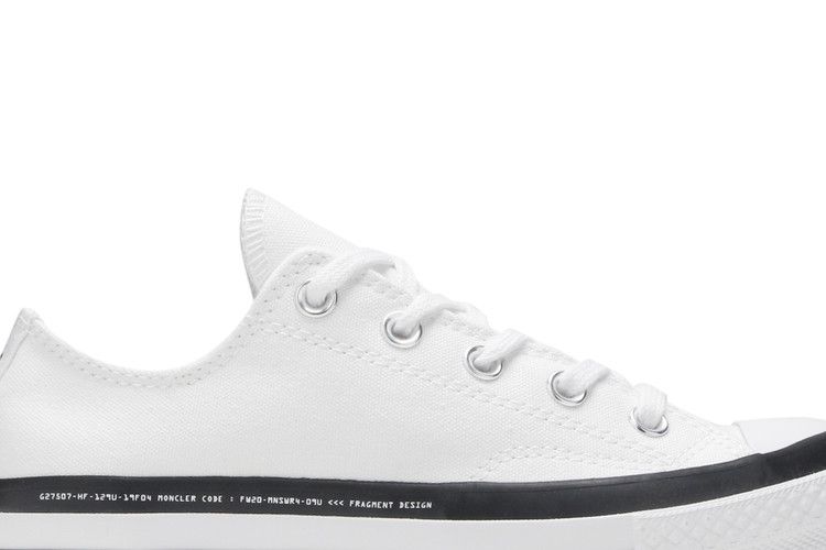 Fragment Design x Moncler x Converse Chuck 70 Low 'White'