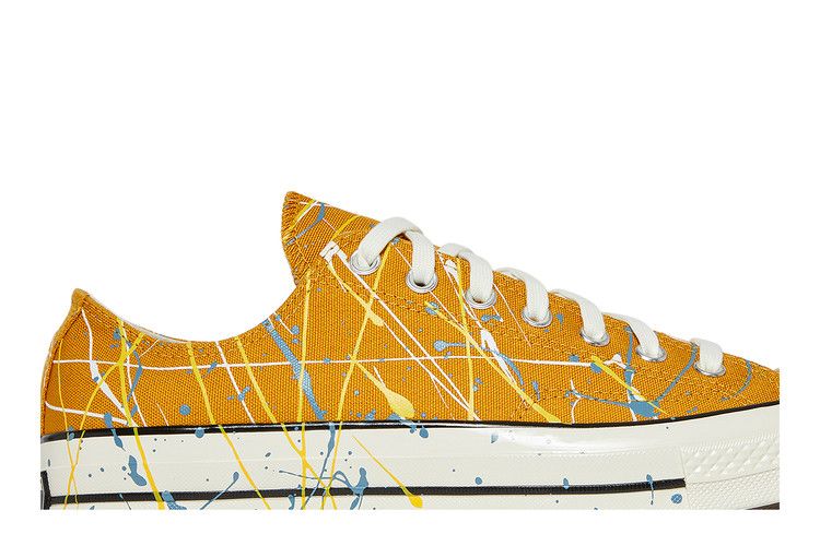 Converse Chuck 70 Low 'Paint Splatter - Sunflower Gold'