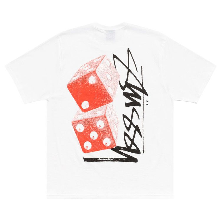 Stussy Tall Dice Tee 'White'