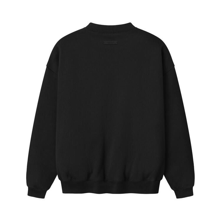Fear of God Essentials Varsity 90s Crewneck Sweatshirt 'Vintage Black'