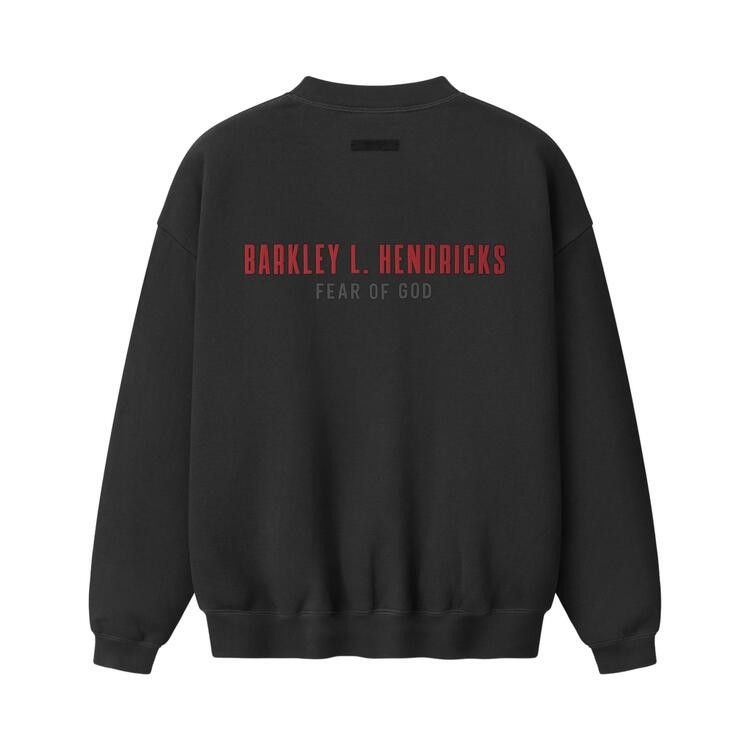 Fear of God Essentials NBA x Barkley Hendricks 90s Crewneck 'Faded Black'