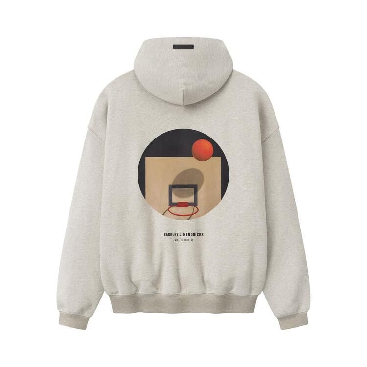 Fear of God Essentials NBA x Barkley Hendricks 90s Hoodie 'Heather Stone W/ Heather Rib'
