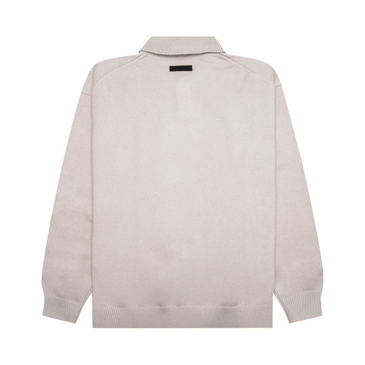 Fear of God Essentials Knit Polo 'Silver Cloud'