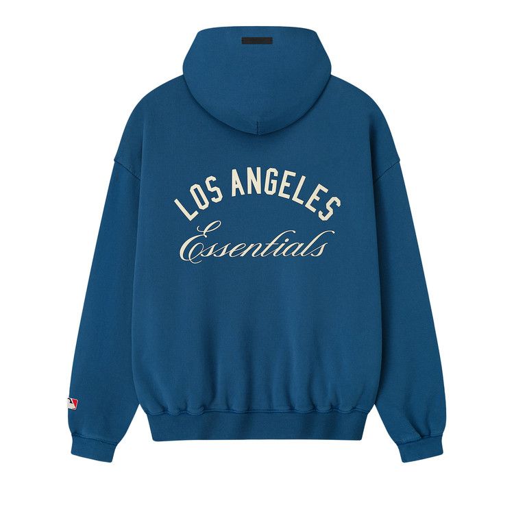Fear of God Essentials Dodgers Sport Hoodie 'Blue Sapphire'