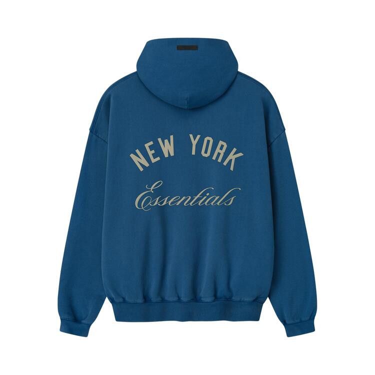 Fear of God Essentials Mets Sport Hoodie 'Blue Sapphire'