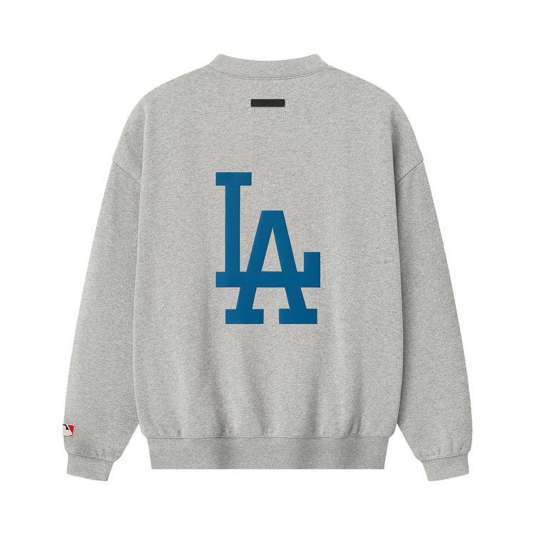 Fear of God Essentials Dodgers Sport Crewneck 'Concrete Heather'