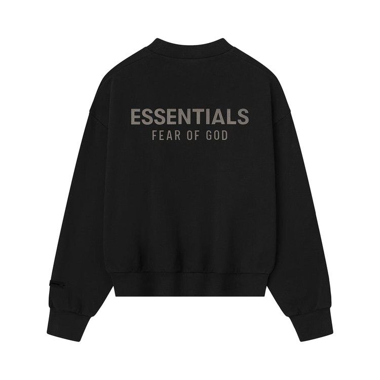 Fear of God Essentials Classic Crewneck Sweatshirt 'Jet Black'