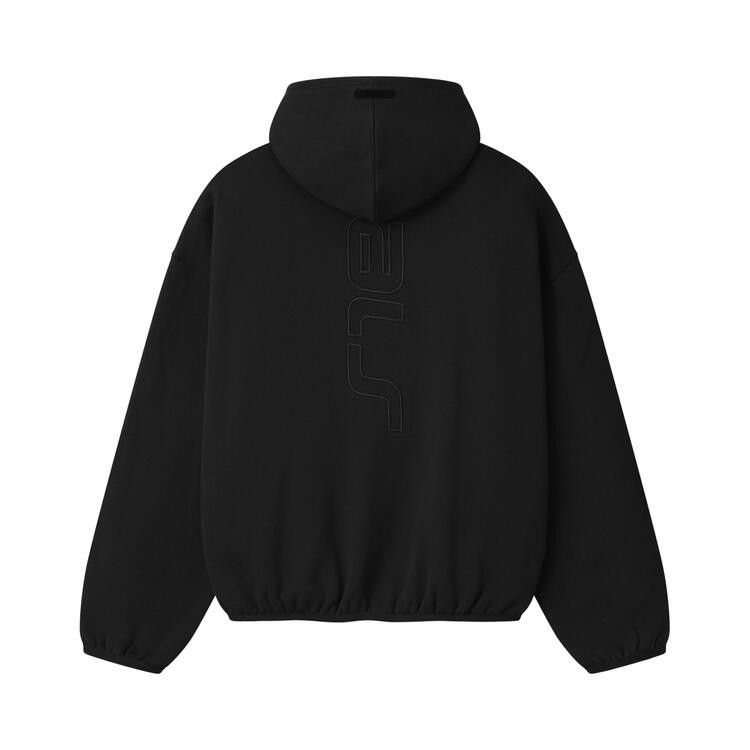 Fear of God Essentials Active Trace Modern Fleece Hoodie 'Vintage Black'