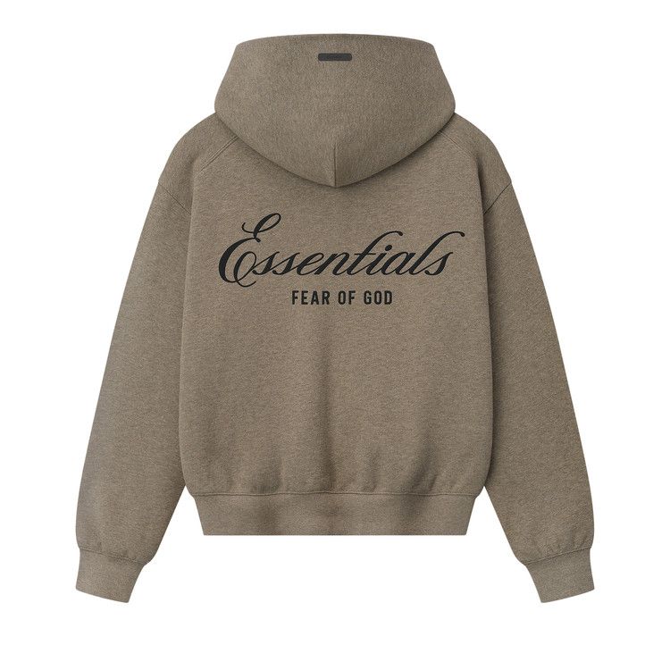 Fear of God Essentials Classic Full Zip Hoodie 'Homestead Heather'