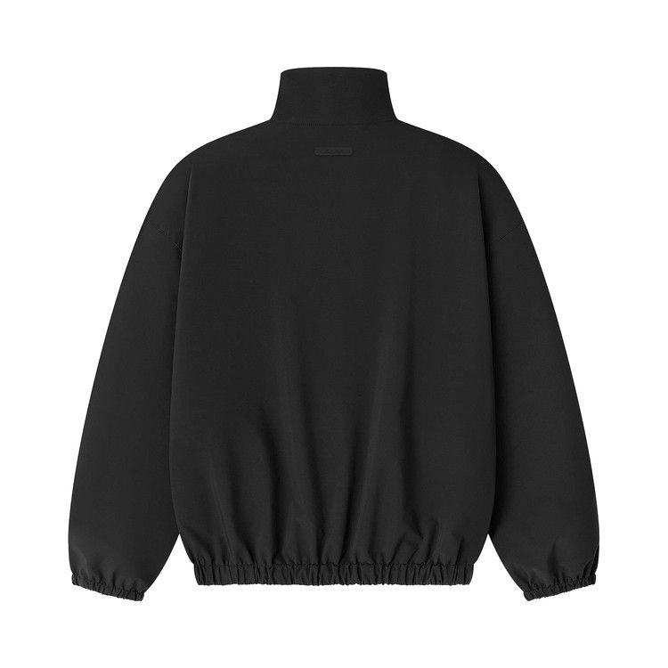 Fear of God Essentials Active Trace 1/2 Zip Track Jacket 'Vintage Black'