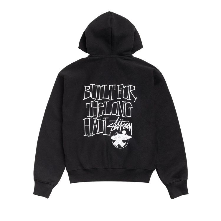 Stussy Long Haul Zip Hood 'Black'