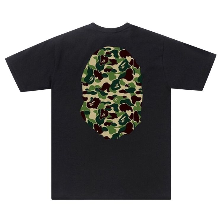 BAPE ABC Camo Big Ape Head Tee 'Black/Green'