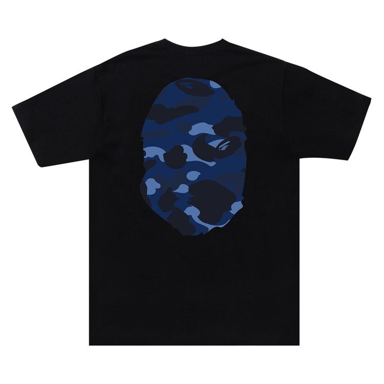 BAPE Color Camo Big Ape Head Tee 'Black/Navy'