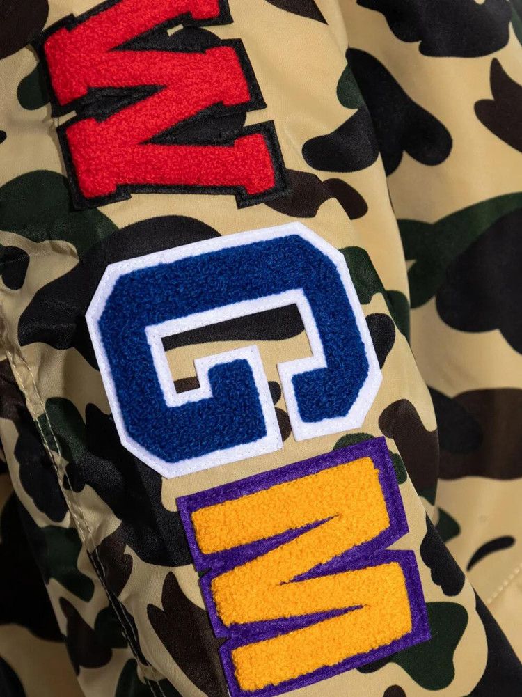 BAPE 1st Camo Shark MA-1 Jacket 'Yellow'